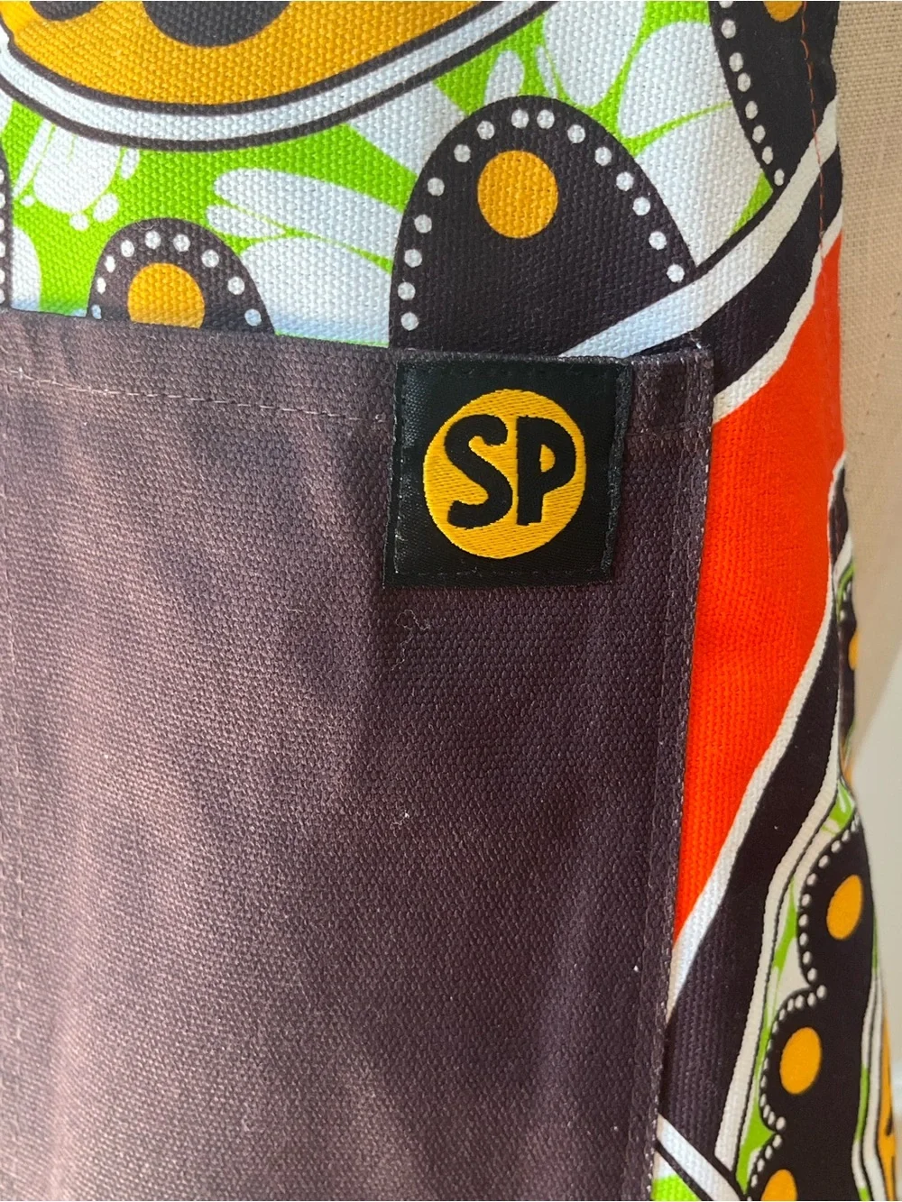 soulPhoodie Susan Apron vibrant cotton canvas kitchen apron with pockets